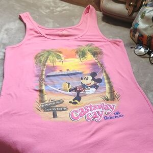 Disney Cruise Line Pink Tank Top